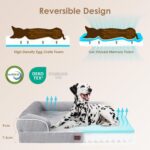 Cama de Perro Grande Impermeable Lavable Ortopédica2