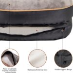 Cama ortopédica de espuma viscoelástica para perros6