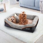 Cama ortopédica de espuma viscoelástica para perros7